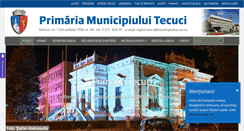 Desktop Screenshot of primariatecuci.ro